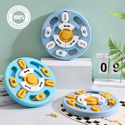 Interactive Slow Feed Dog Toy IQ Puzzle