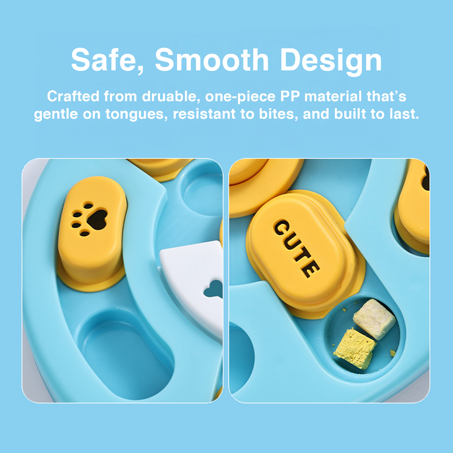 Interactive Slow Feed Dog Toy IQ Puzzle